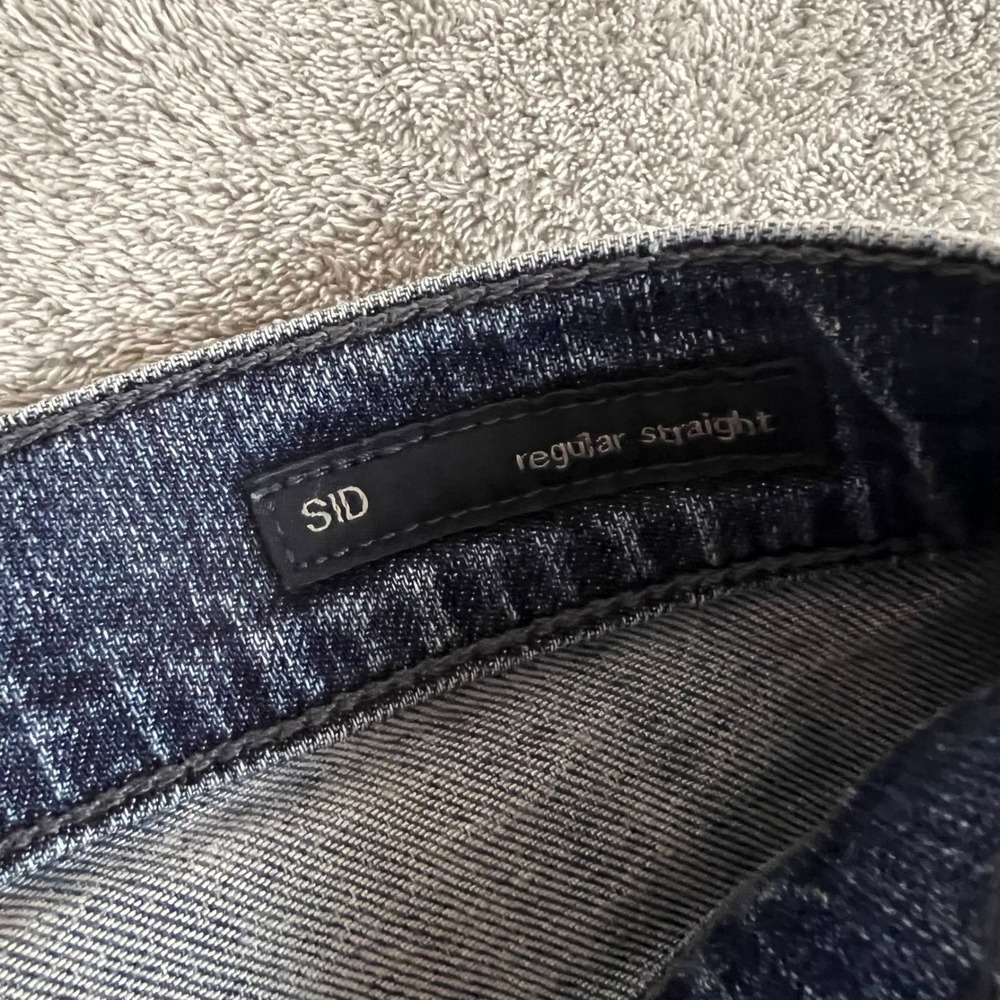 Citizens of Humanity Sid Regular Straight Jeans Mens 34 Dark Wash Patina - Picture 4 of 11
